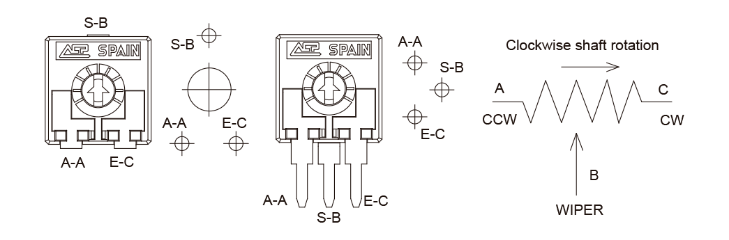 Potentiometer configuration