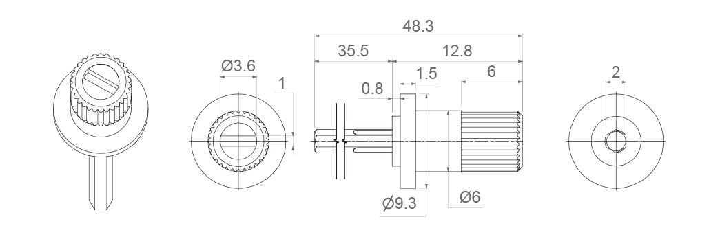 9018 (for 6 ganged potentiometers)