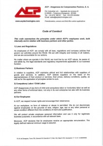 ACP Code of Conduct